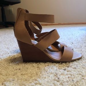 Nude Wedge Heels